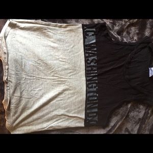 Black and gray tank top